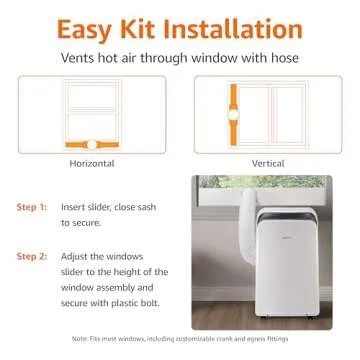 Amazon Basics Portable AC with Cool, Heat and Fan Functions