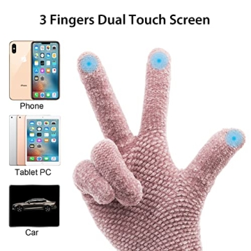 ViGrace Touchscreen Winter Gloves for Women | Stylish & Warm