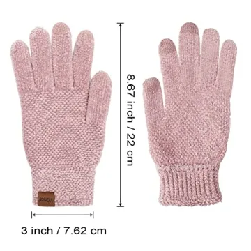 ViGrace Touchscreen Winter Gloves for Women | Stylish & Warm