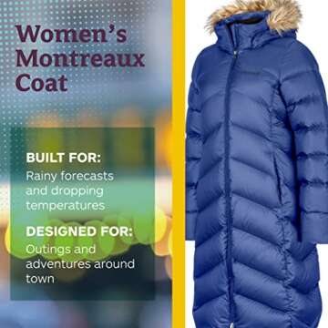 MARMOT Women’s Montreaux Full-Length Parka | Stylish & Insulated for Winter