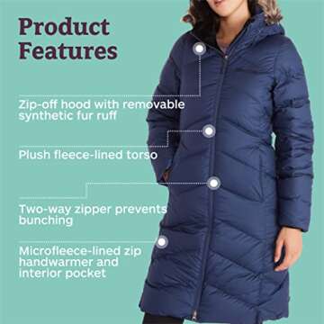 Marmot Women's Montreaux Full-Length Parka for Winter Warmth