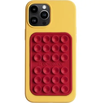 OCTOBUDDY - Silicone Suction Phone Case Adhesive Mount - Hands-Free, Strong Grip Holder for Selfies ...