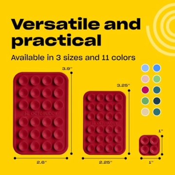 OCTOBUDDY Silicone Suction Phone Mount for Videos and Selfies