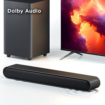 TCL 2.1ch Sound Bar with Wireless Subwoofer and Dolby Audio
