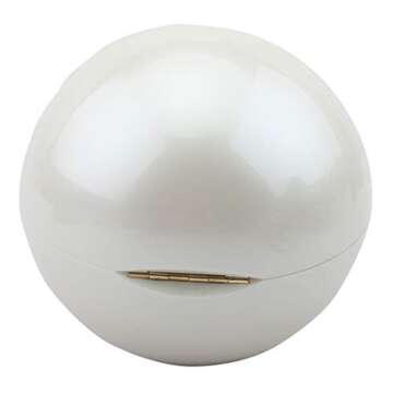 Women's Acrylic Bag Mini Round Ball Shape Purse Evening Bag Clutch Handbag women bag (WHITE)