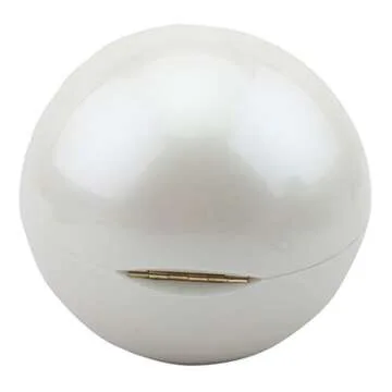 Women's Acrylic Bag Mini Round Ball Shape Purse Evening Bag Clutch Handbag women bag (WHITE)