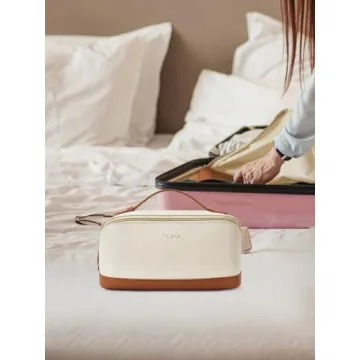 Telena Large Capacity Makeup Bag for Travel & Daily Use