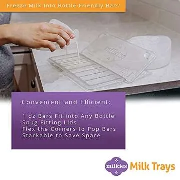 Milkies Fairhaven Health Milk Tray - Best Breastmilk Storage Solution for Moms