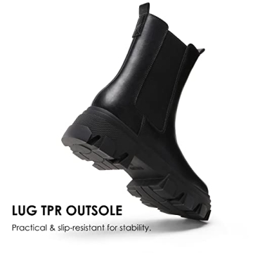 Stylish DREAM PAIRS Women's Chelsea Boots with Comfort