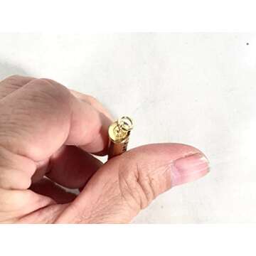 007 James Bond, Collectors Gold Bullet Pendant with 007 Gun Logo