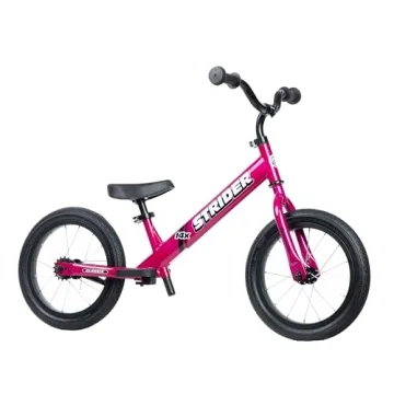 Strider 14x Balance Bike for Kids 3-6 Years - Funky Fuchsia