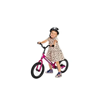 Strider 14x Balance Bike Funky Fuchsia for Kids 3-6 Years
