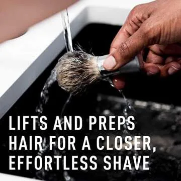 Bevel Luxury Shaving Brush - Vegan Hair Brush for Use With Safety Razor, Exfoliates Skin to Help Prevent Razor Bumps