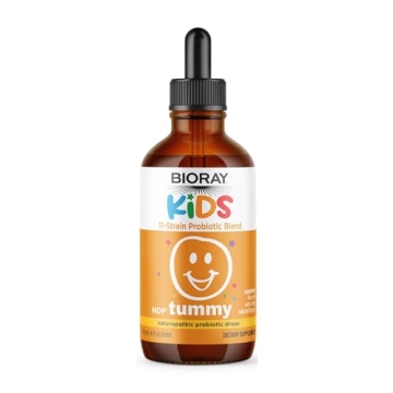 BIORAY Kids NDF Tummy Probiotic Supplement - 4 fl oz - Boosts Gut Health & Speech