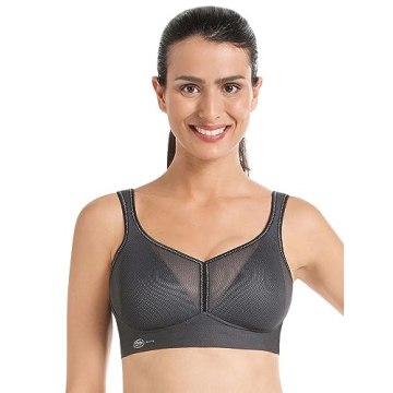 Anita Air Control Padded Cup Sports Bra Anthracite 30F