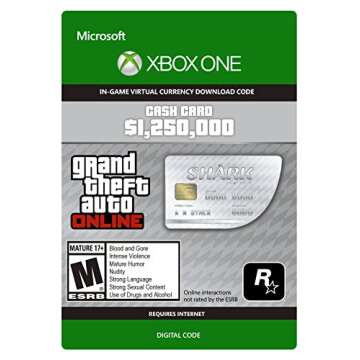 Grand Theft Auto V: Great White Shark Cash Card - Xbox One [Digital Code]