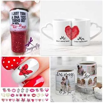 Waterslide Paper-20 sheet Inkjet Water Slide Paper,A4 Size clear waterslide paper for DIY Decals Gift Crafts Ceramics Candles and Custom Tumblers, waterslide decal paper (The packaging may be blue)