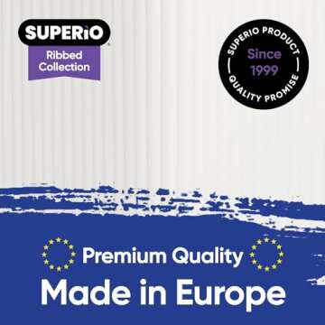 Stylish Stackable Storage Bins - Superio Ribbed Collection