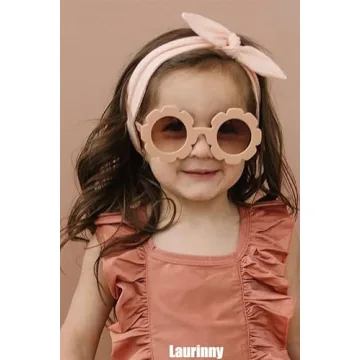 Laurinny Toddler Sunglasses Cute UV400 Protection Age 3-8