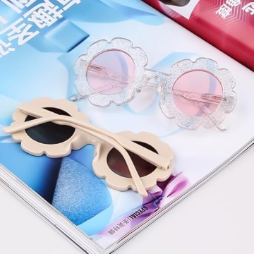 Laurinny Toddler Sunglasses Cute UV400 Protection Age 3-8