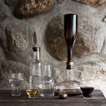 Luxurious MENU Wine Breather Carafe for Enhanced Wine Flavor
