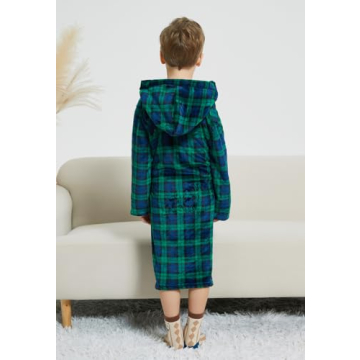 Fraprasty Boys Robe Hooded Soft Warm Bathrobe for Kids