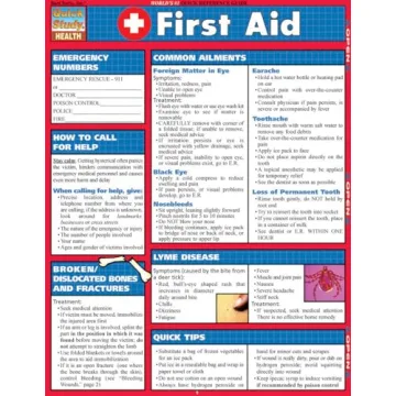 Essential First Aid QuickStudy Laminated Reference Guide