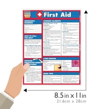 Essential First Aid QuickStudy Laminated Reference Guide