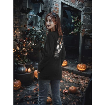 WLLW Women's Skull Cardigan - Stylish Long Sleeve Top