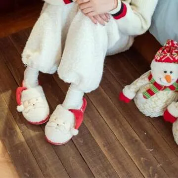XIXITIAO Christmas Slippers for Women - Cozy & Stylish