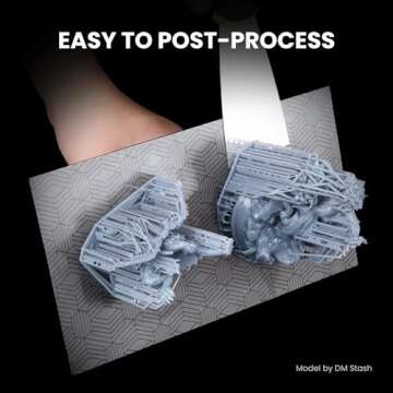 ELEGOO Standard Photopolymer Resin LCD UV-Curing Resin 405nm 3D Printer Resin for Mars Saturn Jupiter MSLA DLP LCD 3D Printing Yellow 500g