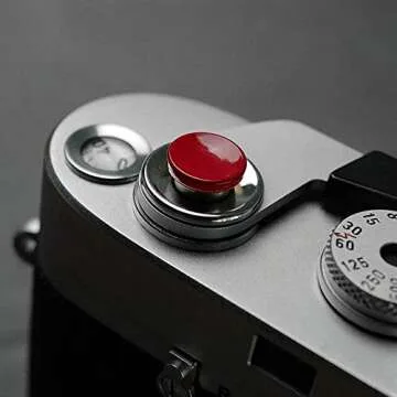 Metal Brass Soft Release Button Shutter Release Button Compatible with Fujifilm XT20 X100F X-T2 X100T X-PRO2 X-T10 X-PRO1 X-E2S X100 X100S X10 X20 X30 X-E1 X-E2 STX-2, Black