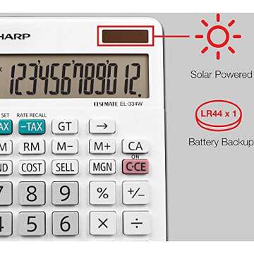 Sharp EL-334WB Business Calculator: Precision and Efficiency