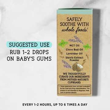 MATYS Organic Baby Teething Oil for Safe Soothing Relief