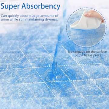 Premium Ultra Absorbent Bed Pads - 25 Count XXL Disposable