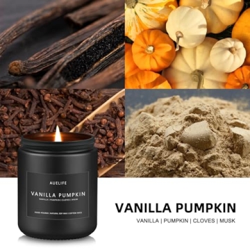 Vanilla Pumpkin Fall Candle - Perfect for Autumn