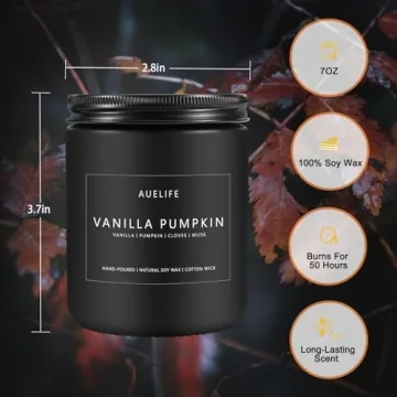 Vanilla Pumpkin Fall Candle - Perfect for Autumn