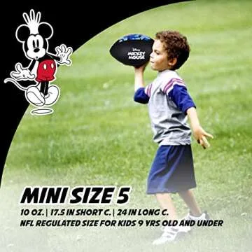Mickey Mouse Youth Football Size 5 for Kids Fun Play