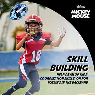 Mickey Mouse Youth Football Size 5 for Kids Fun Play