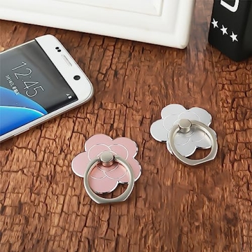 Sibba 2pcs Metal Phone Ring Holders - Universal Grip