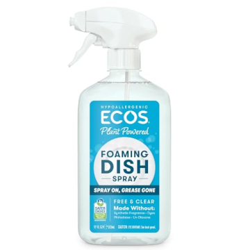 ECOS Foaming Dish Soap, Spray-On Cleaner, Eco-Friendly