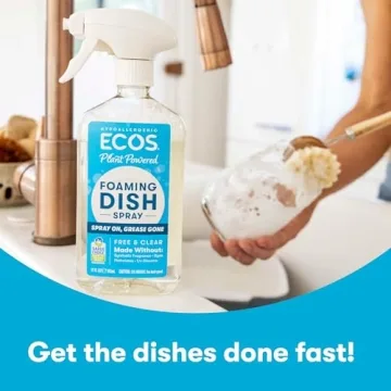 ECOS Foaming Dish Soap, Spray-On Cleaner, Eco-Friendly