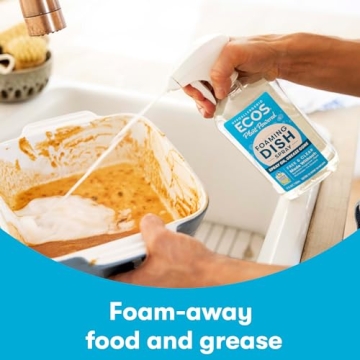 ECOS Foaming Dish Soap, Spray-On Cleaner, Eco-Friendly