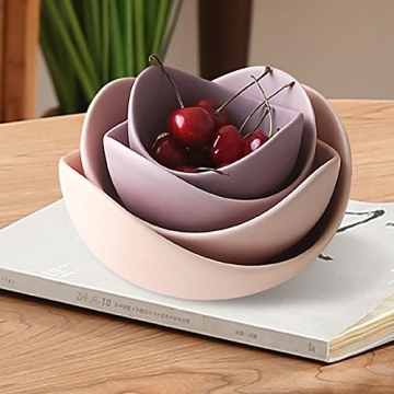 Notakia Decorative Lotus Bowls - 5 Pack of Elegant Tableware