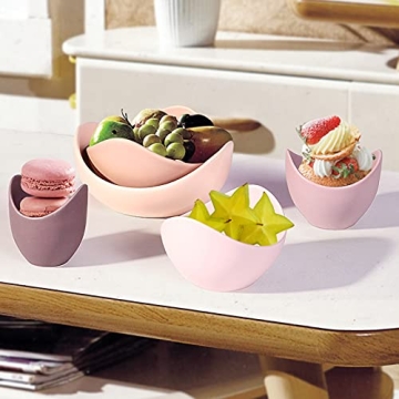 Notakia Decorative Lotus Bowls - 5 Pack of Elegant Tableware