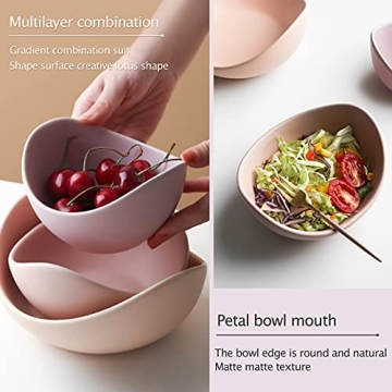Notakia Decorative Lotus Bowls - 5 Pack of Elegant Tableware