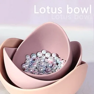 Notakia Decorative Lotus Bowls - 5 Pack of Elegant Tableware
