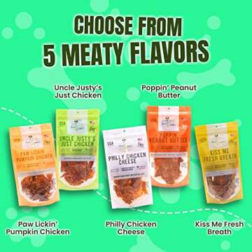 Gourmet Chicken Jerky Dog Treats - All Natural & Healthy