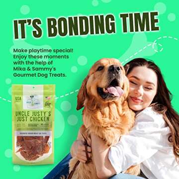 Gourmet Chicken Jerky Dog Treats - All Natural & Healthy