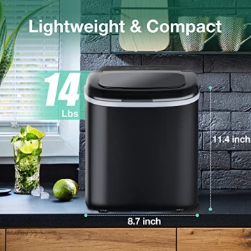 Portable Ice Maker Machine for Home & Parties